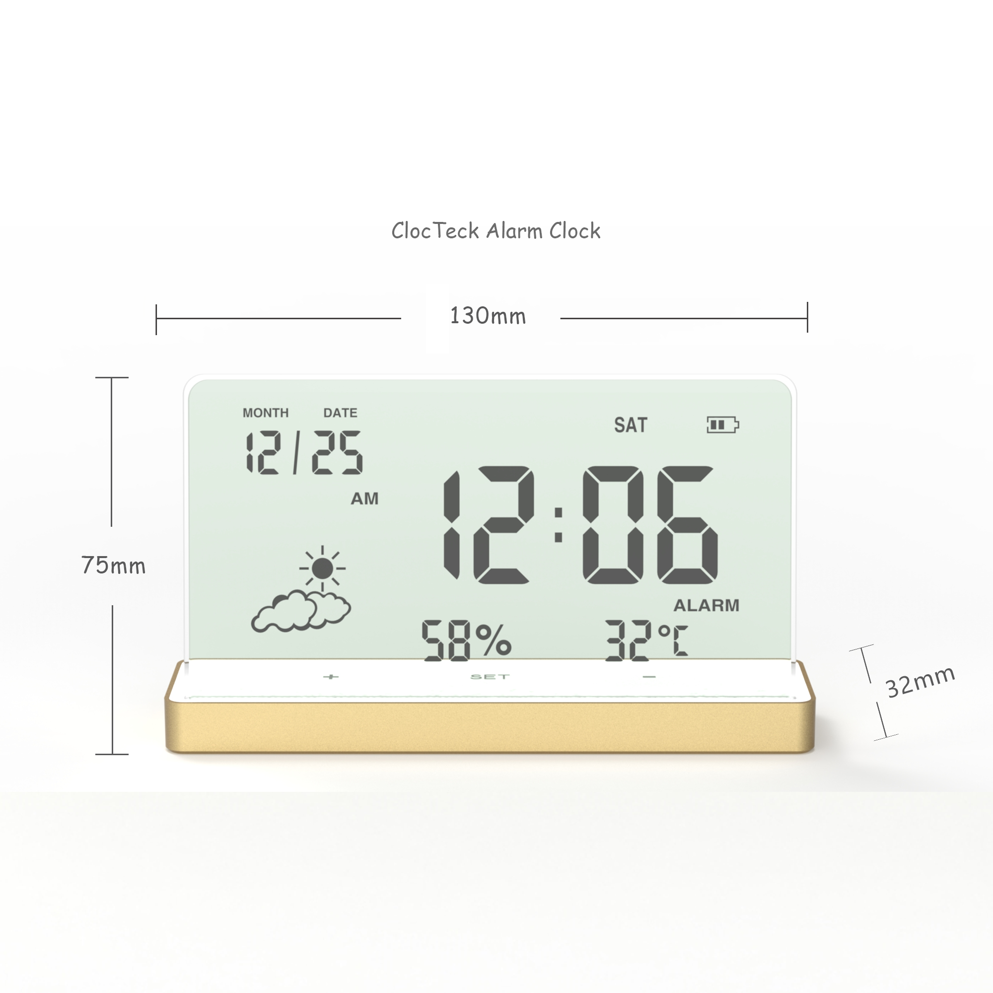 transparent clock
