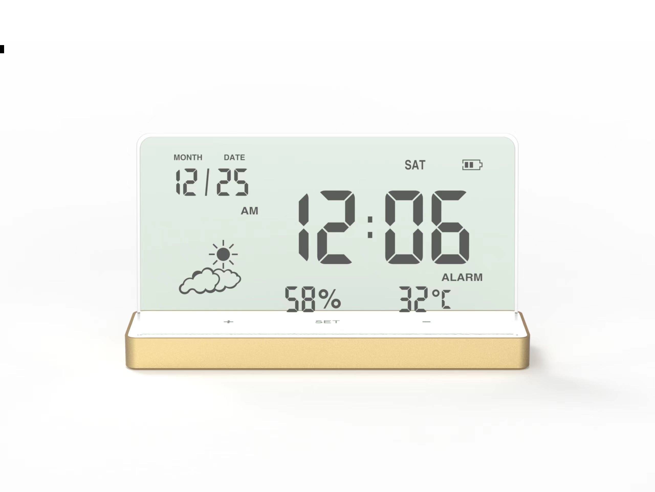 transparent clock