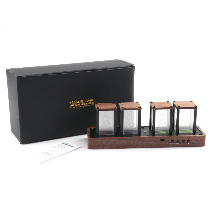 6 tube clock