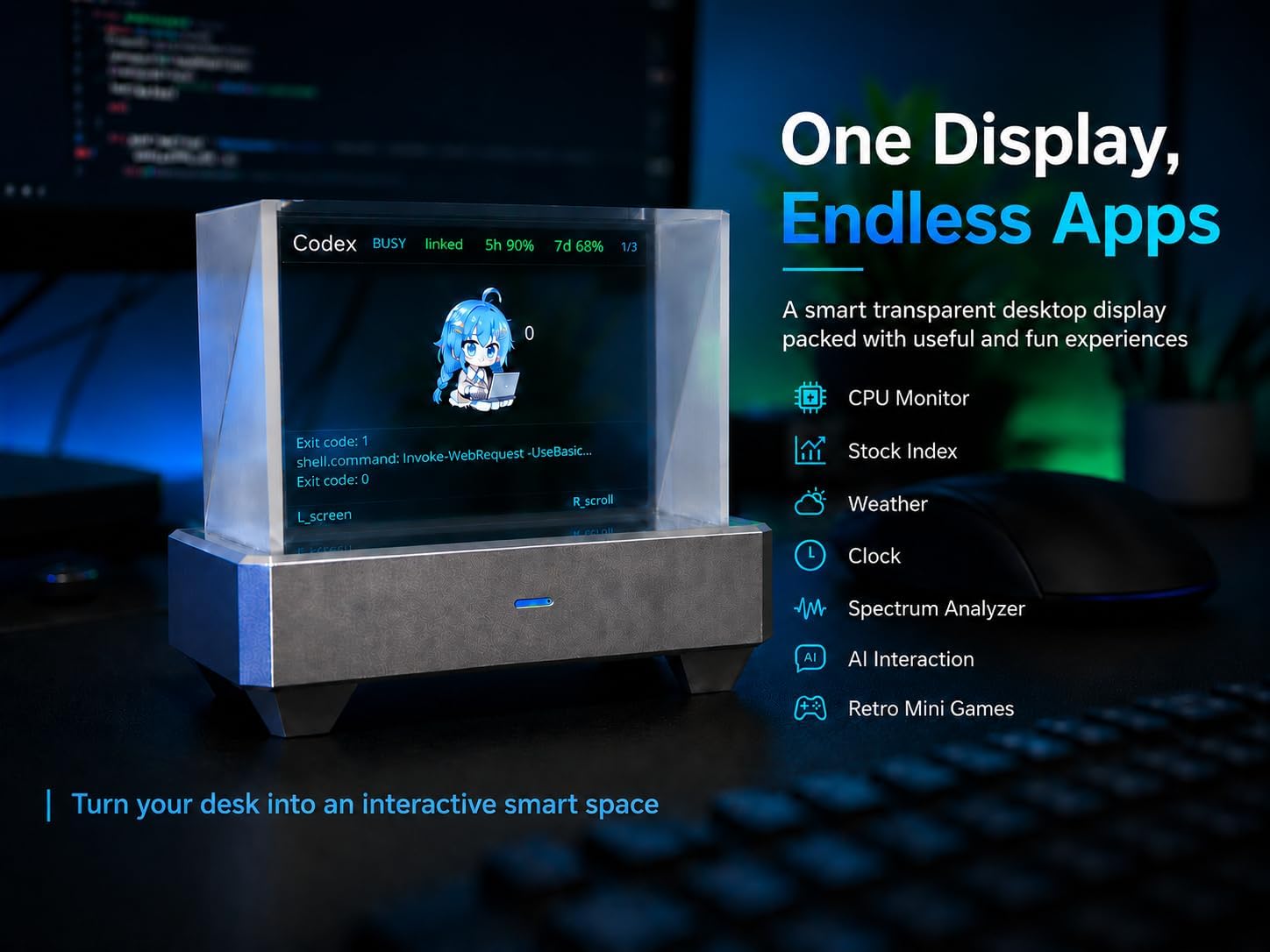 ClocTeck Holographic Smart Display feature view 4