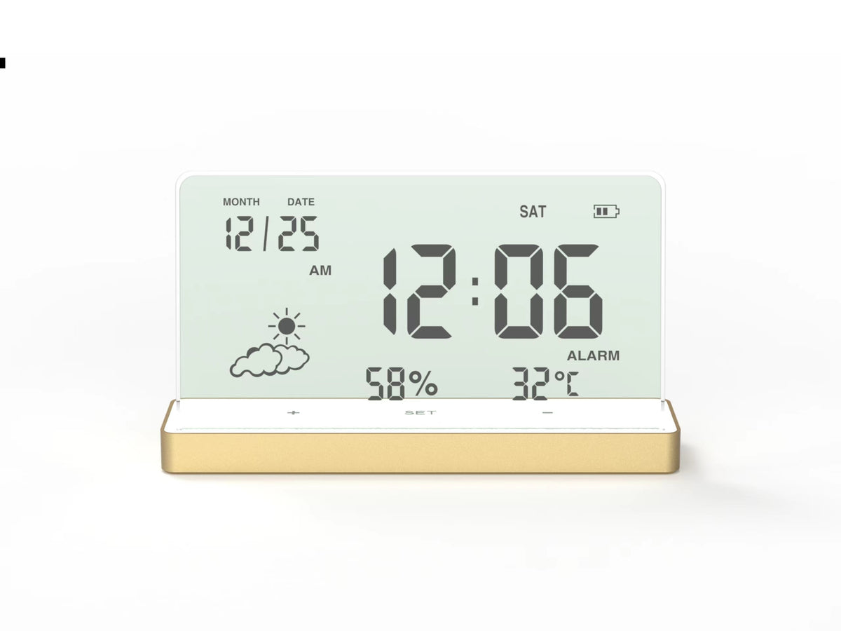 transparent clock