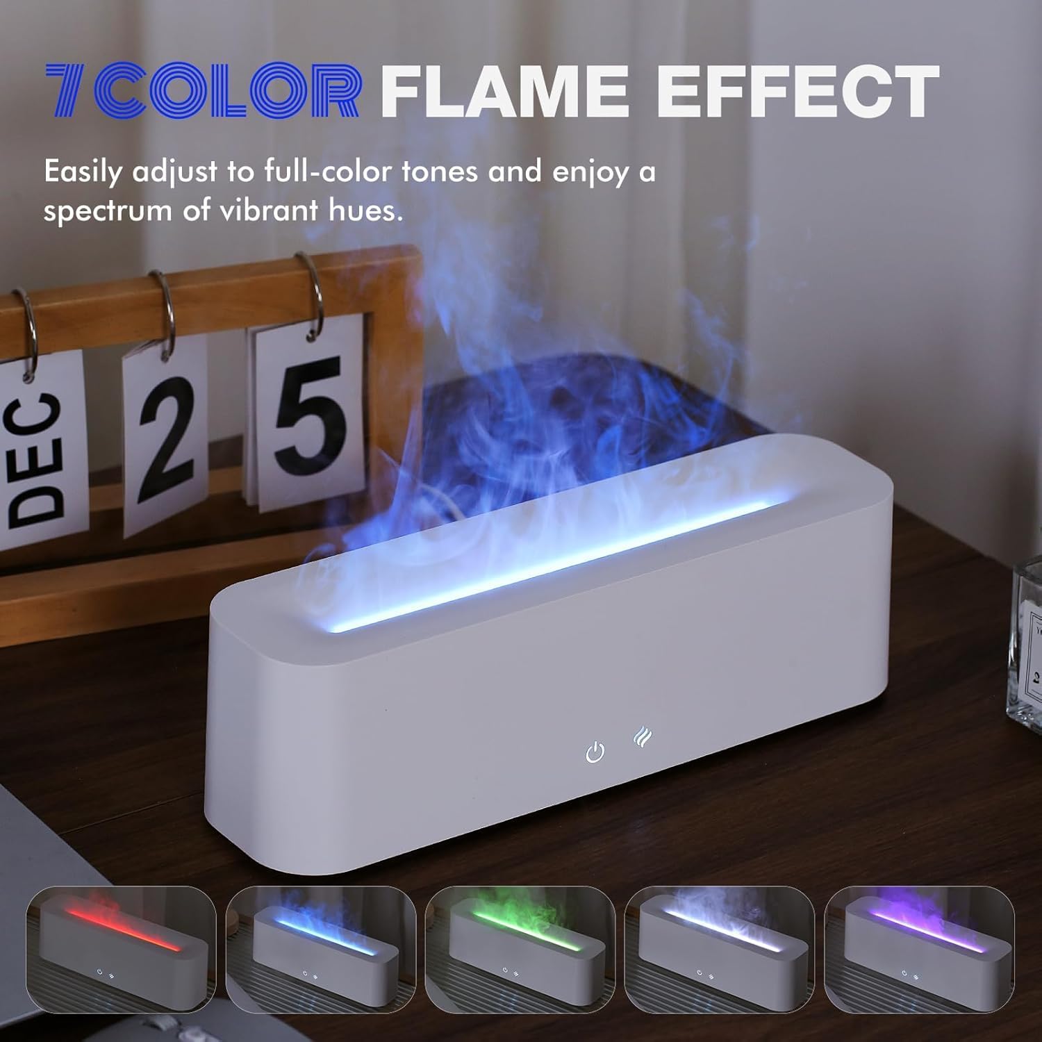 ClocTeck 380ml Flame Essential Oil Diffuser feature view 4