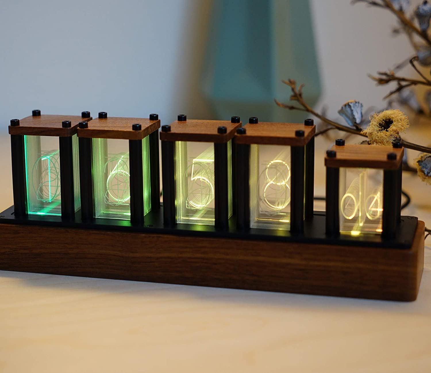 Tube Shaped Nixie Clock