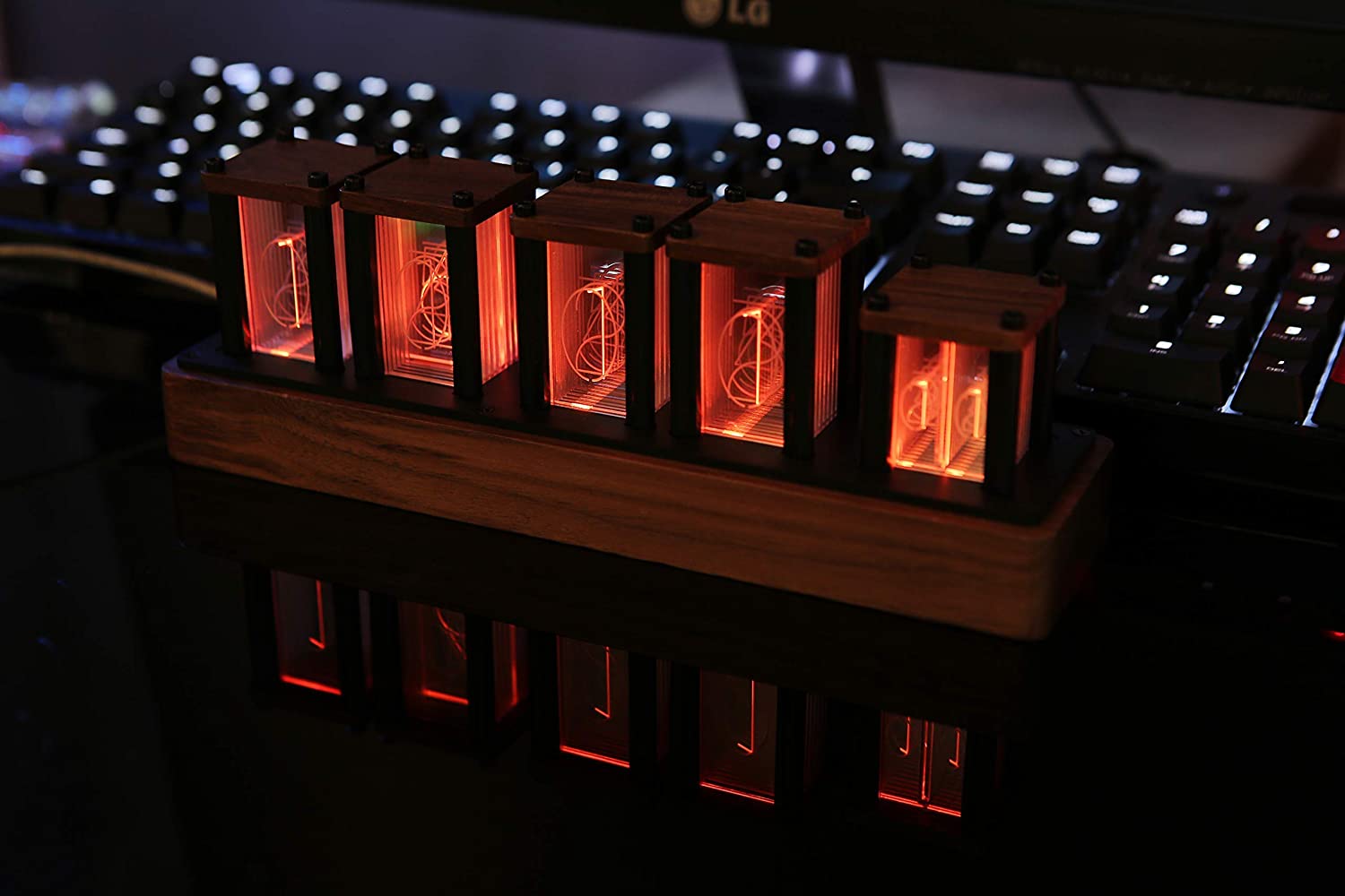 Tube Shaped Nixie Clock