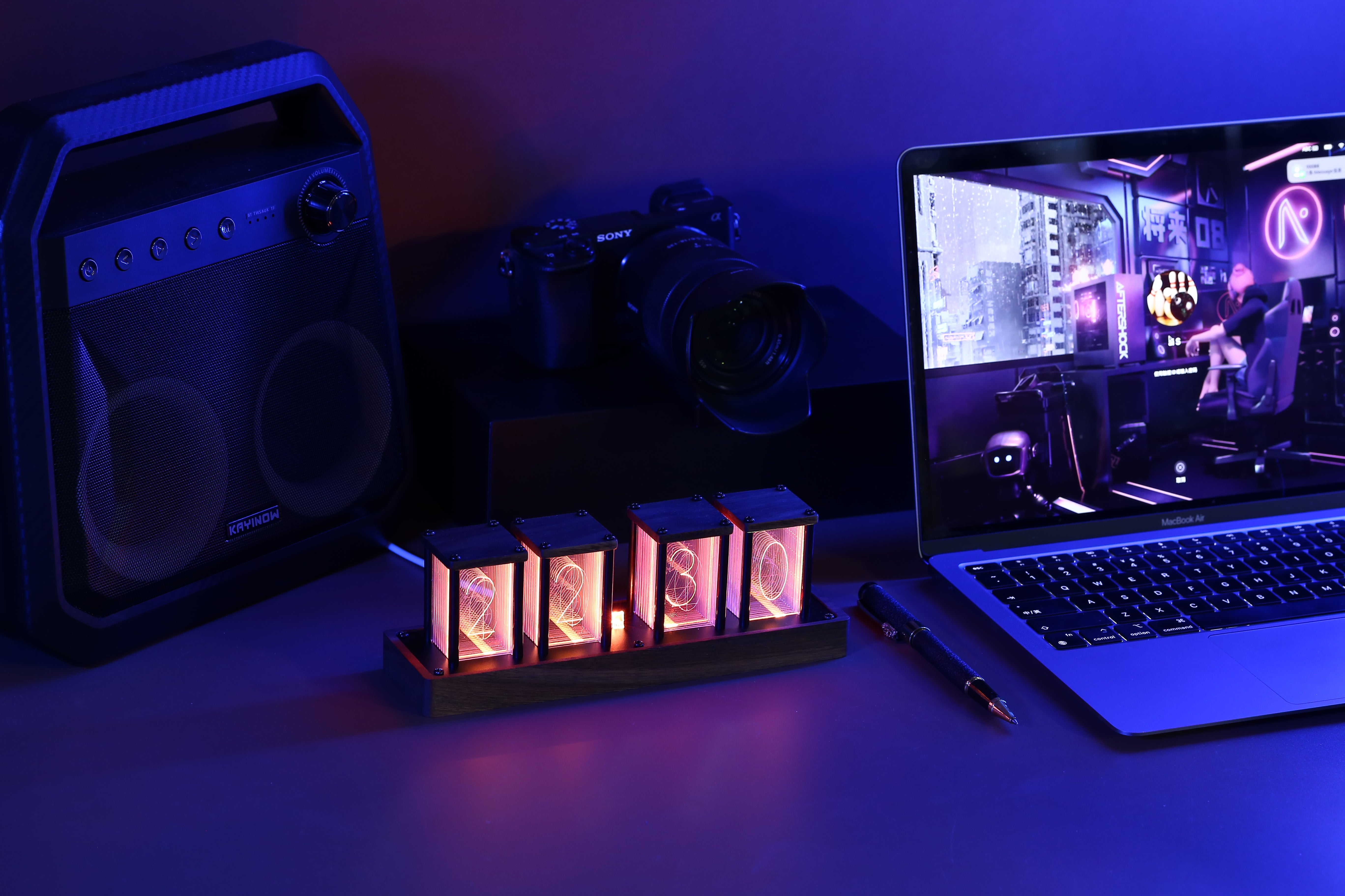 Box Shaped Nixie Clock