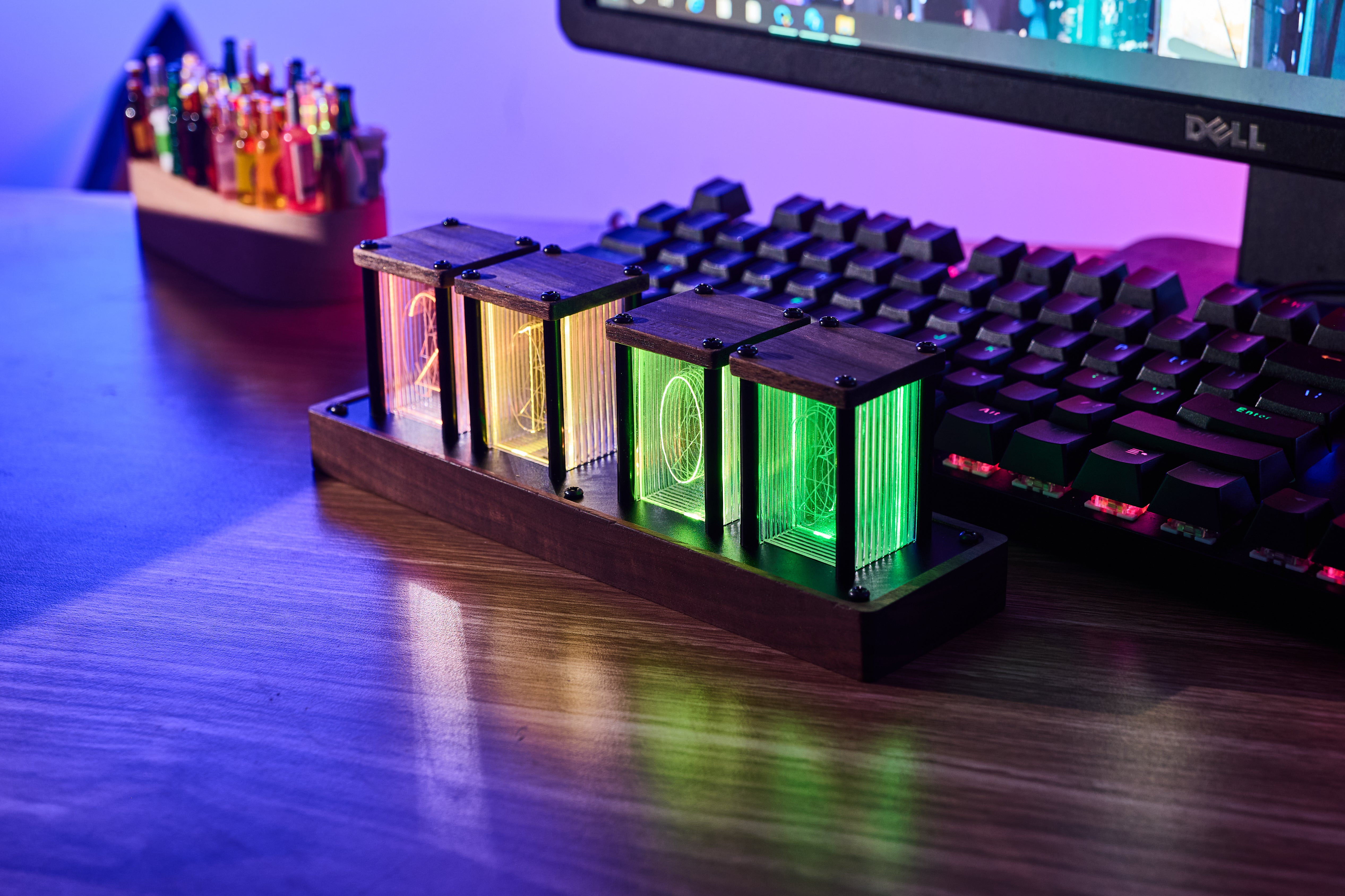 Box Shaped Nixie Clock