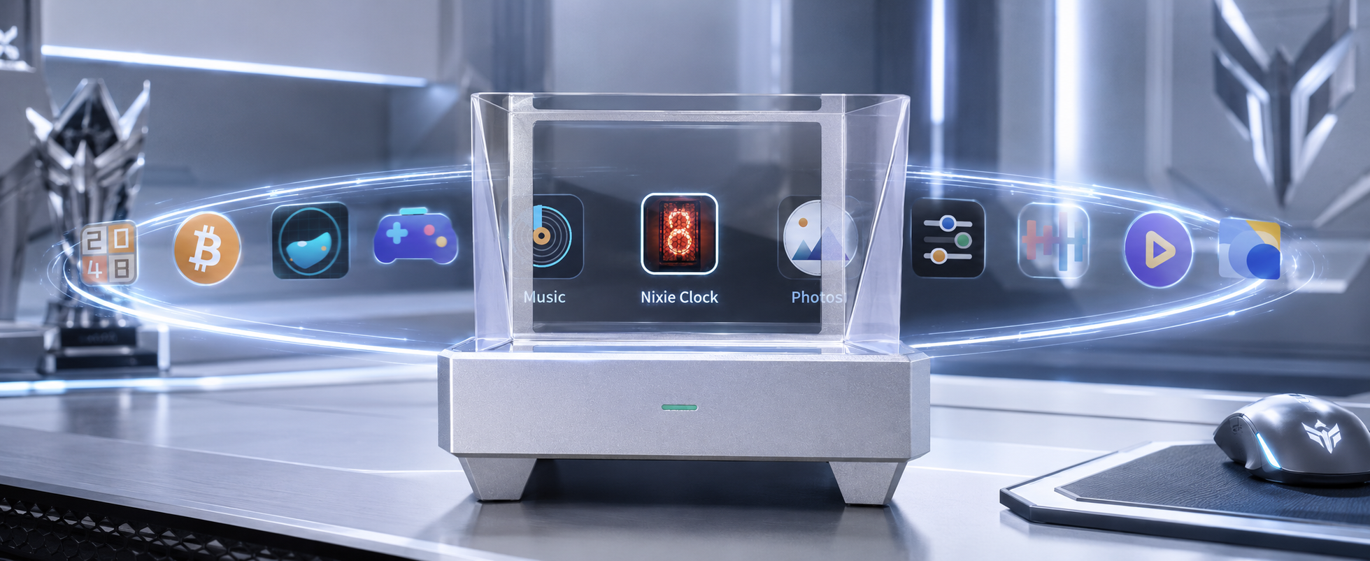 HoloCubic transparent display
